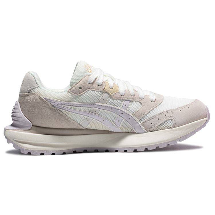 Asics Tarther Sc Mesh Fabric Retro Solid Low Top Lifestyle Shoes Women sneaker Bright-White Gray 1203A125-101