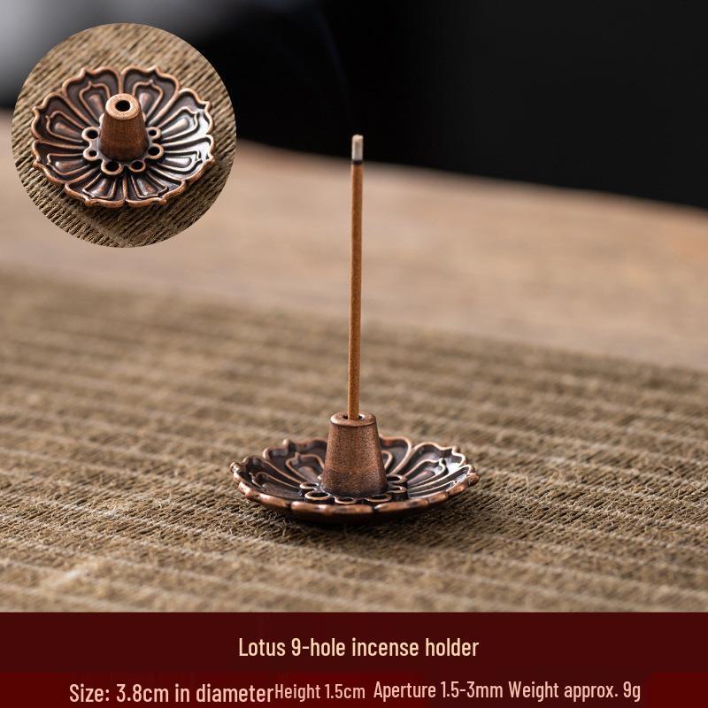 Kodo Multi-Hole Gourd & Water Drop Incense Holders: Turtle, Zen Lotus, Dragon Soaring Designs