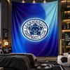 Wall Hanging Tapestry Leicester City Football Print Cloth for Living Room Bedroom Home Decor