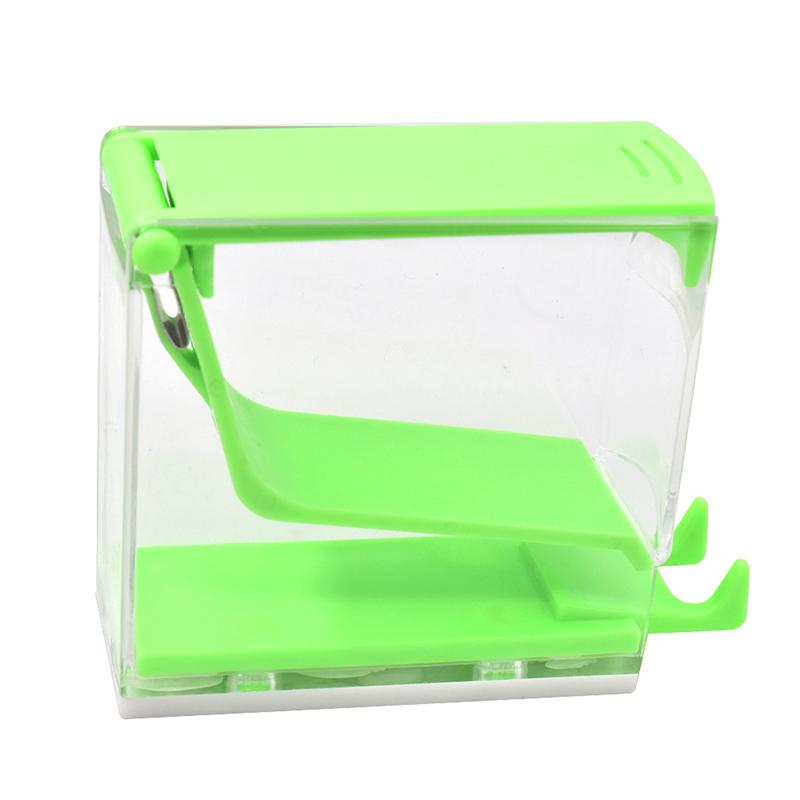 Dental Cotton Roll Dispenser Holder Press Type Box Holder Dental White Blue Color Orthodontics Products Dentistry Lab Supplies