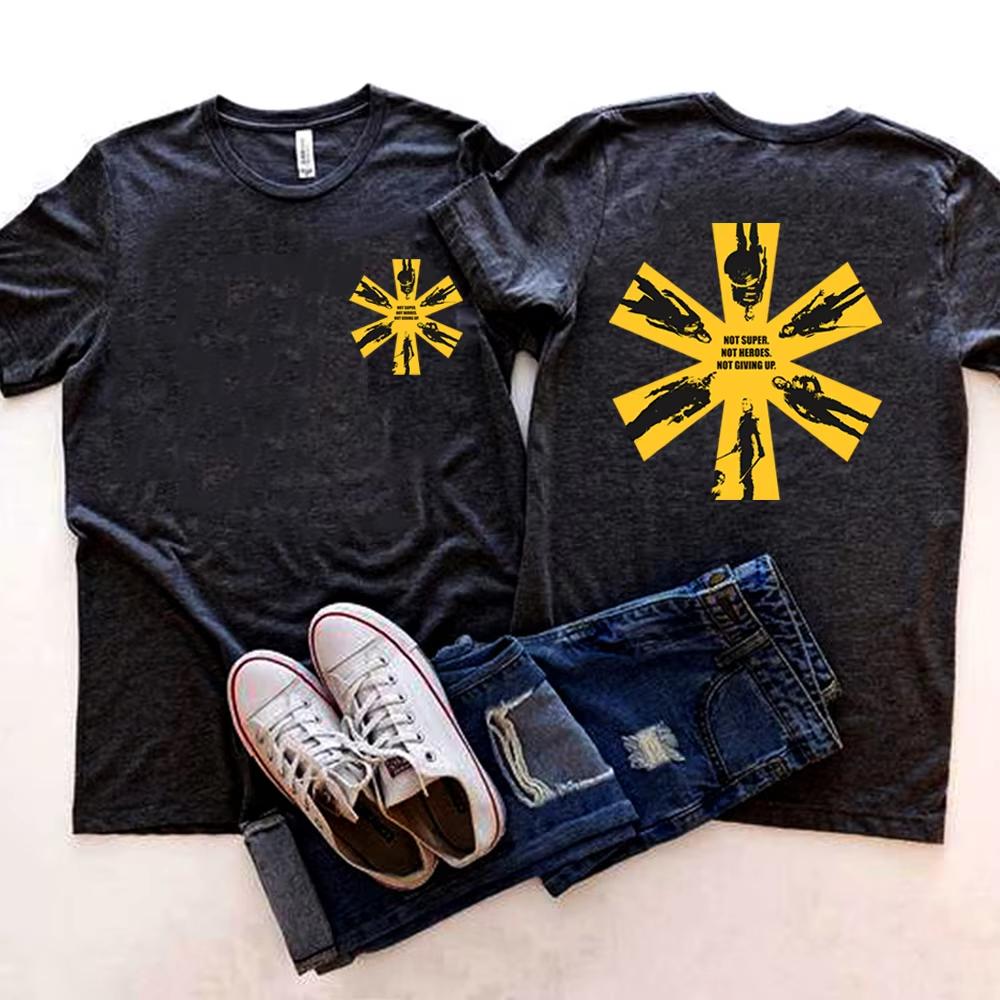 

Футболка, вдохновленная фильмом «Громовержцы», Не супер, не герои, Не сдаваться, Футболка Баки Барнса, Футболка Елены Беловой, Трендовые летние топы S