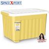 SPACEXPERT Extra Large Plastic Rolling Storage Box