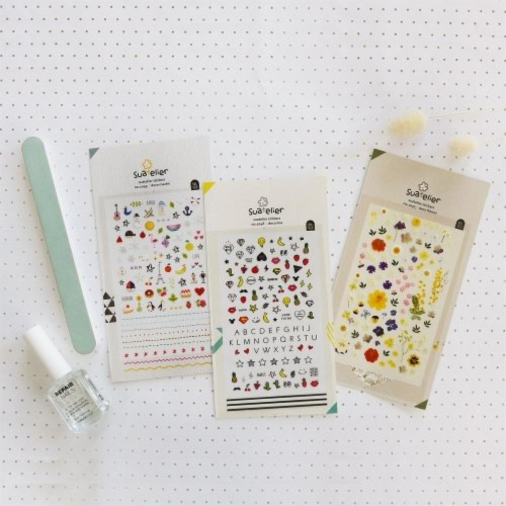 

Suatelier Nail Stickers Set Of 6 Chouatelier