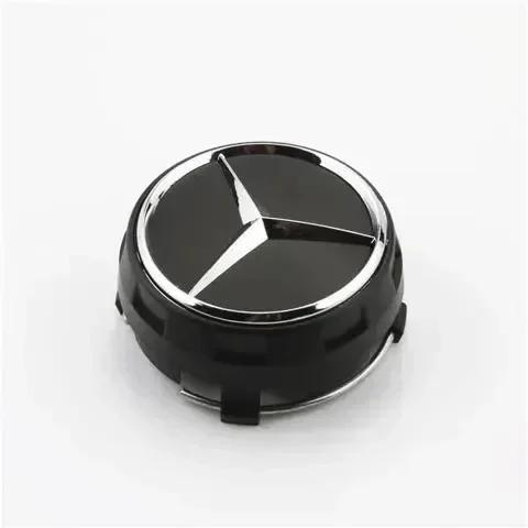 XHBNJ1 For Mercedes Benz 4PCS 75mm Car Wheel Center Hub Caps Cover for Mercedes Benz B/C/E/S Class A Class C200L GLC GLK CLA W166 W163