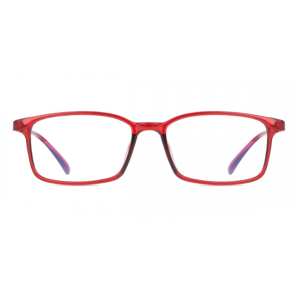 

Full Rim Rectangle Transparent Burgundy Smartbuy Collection Alpha 2460 C5 Fashion Unisex Eyeglasses Transparent Burgundy/50