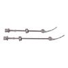 ZTTO 2pcs Road Mountain Bicycle Quick Release Skewers Bike Front Rear Skewer AccessoryTitanium