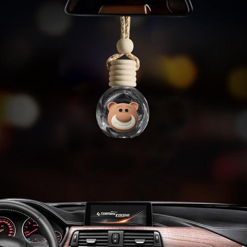Cartoon Car Air Vent Perfume Bottle Ornament
