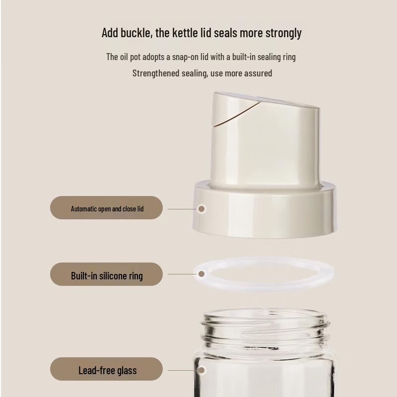 Changbaosen Automatic Open/Close Glass Oil Dispenser Set