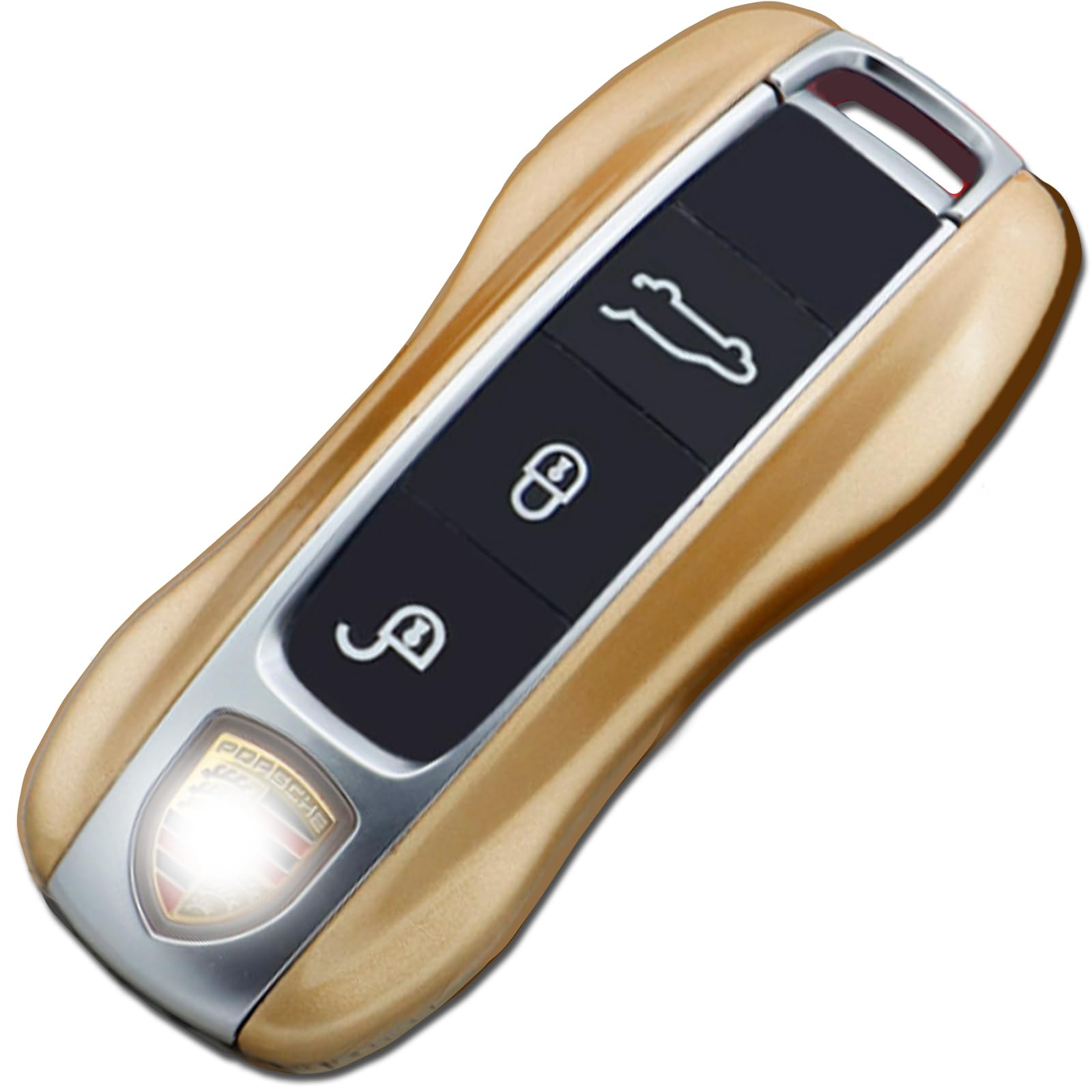 

H & B Универсальный чехол для смарт-ключа нового типа Porsche Чехол для ключа 911 Cayenne Panamera 992 9Y0 971, золотой f золотой