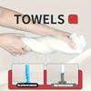 Compressed Towels, Individually Wrapped, Wet & Dry Makeup Remover, Travel Carry Thickened Small Square Towel, Camping Towel
