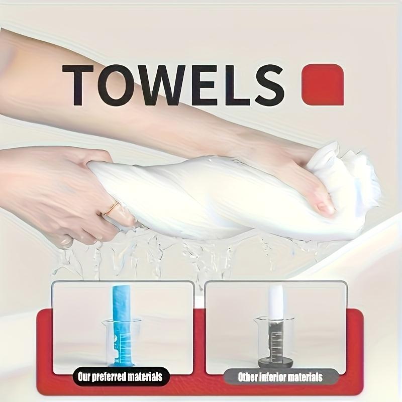Compressed Towels, Individually Wrapped, Wet & Dry Makeup Remover, Travel Carry Thickened Small Square Towel, Camping Towel