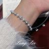 Niche Cross Pearl Necklace Bracelet High-End Temperament Collarbone Chain Versatile Jewelry