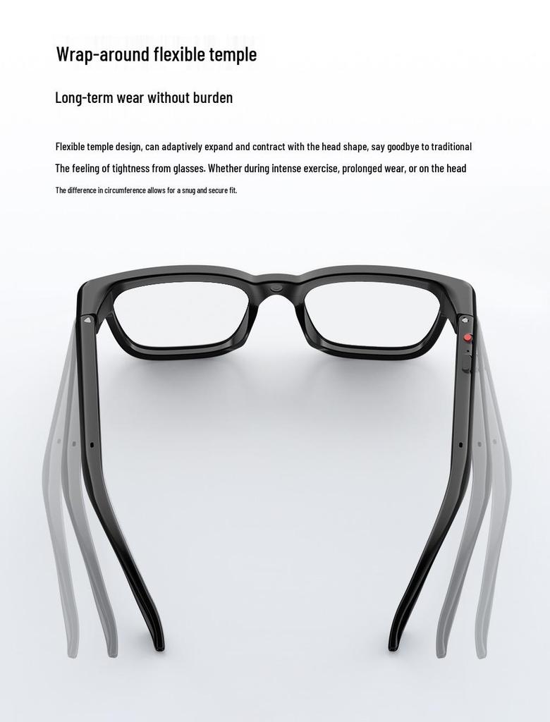 M08 AI Translation Smart Glasses with Bluetooth & 8MP Camera