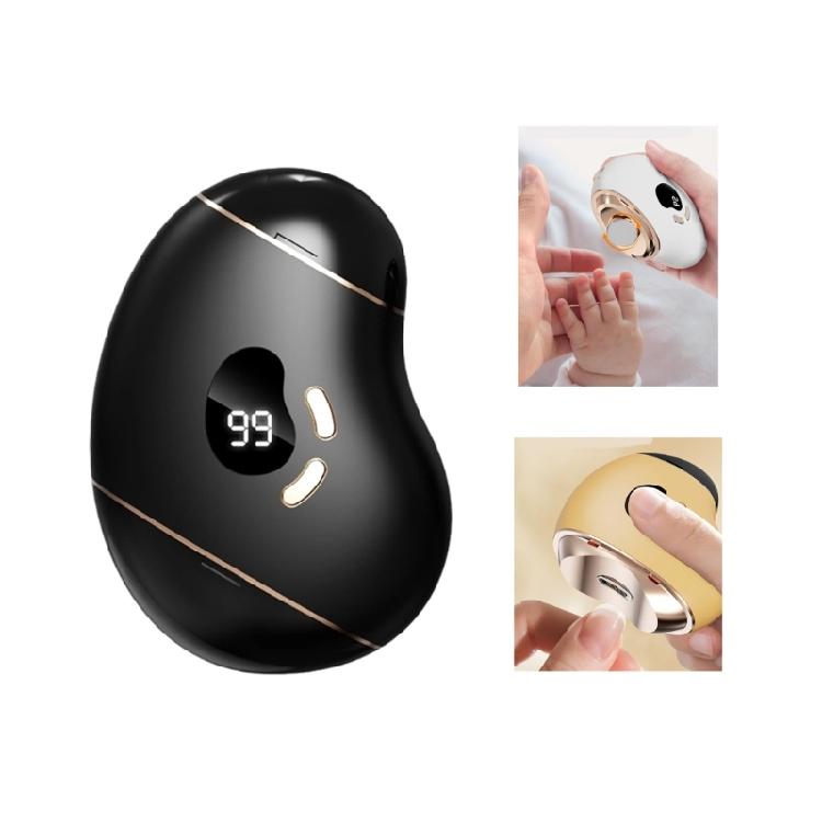 

Easy to Use Electric Nail Cutter Automatic Rechargeable Safety Grinder Quiet Operation Family Safe чорний
