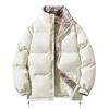 Men's Casual Cotton Jacket Hooded Solid Color Winter Daily