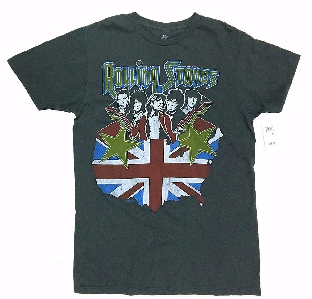 Rolling Stones NORTH AMERICAN TOUR 1981 UNION JACK T-Shirt NWT 100% Authentic  Unisex T-Shirt XXXL