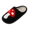 Winter Home Slippers Indoor Warm Women Embroidery Fuzzy Mushroom Casual Cute Exquisite Anti Slip Comfortable Fashion Plush Shoes