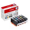 Canon Ink Tank BCI-321(BK C M Y)+BCI-320 Multi Pack