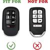 TANDRIVE Key Fob Cover For Honda 2025 2026 Odyssey, 7 Button, Silicone, 2-Pack, Black
