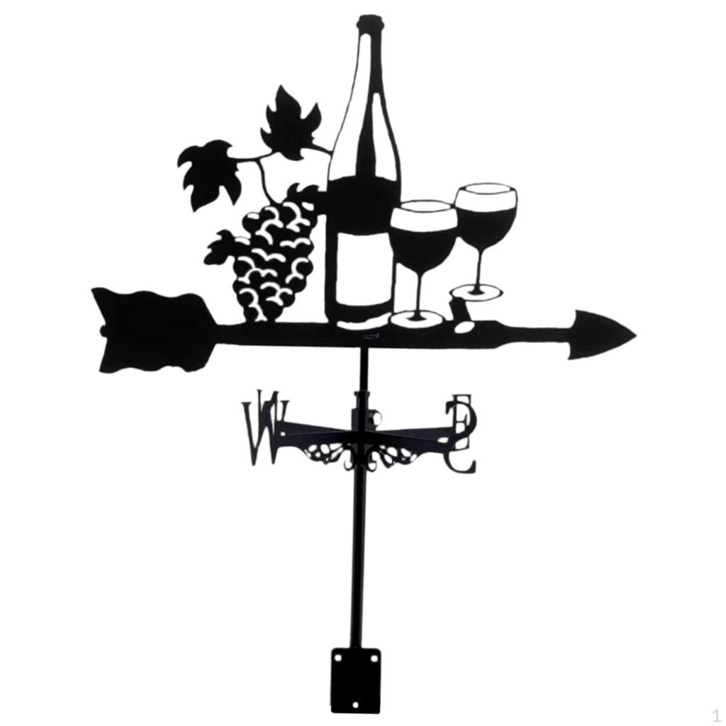 , Wind Direction Indicator, Roof, Garden Fence, Chicken Coop, Metal, Measuring Tool for Gazebo