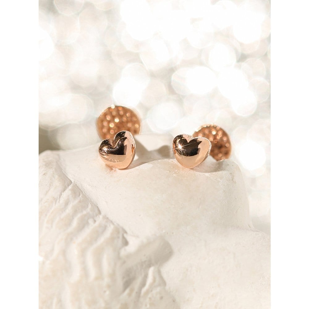 14K Mini-Me Bean Heart Labret Piercing