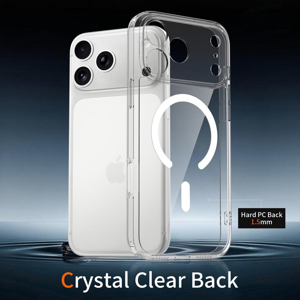 For IPhone 17 Mobile Phone Case, Transparent, All-inclusive, Anti-fall, Simple Soft Shell, for IPhone 16promax Fine Hole Protective Cover