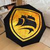 1PC Shield Ship Pattern Small Travel Automatic Folding Umbrella, Compact Windproof Umbrella, Automatic Open/Close ,Gift-091578