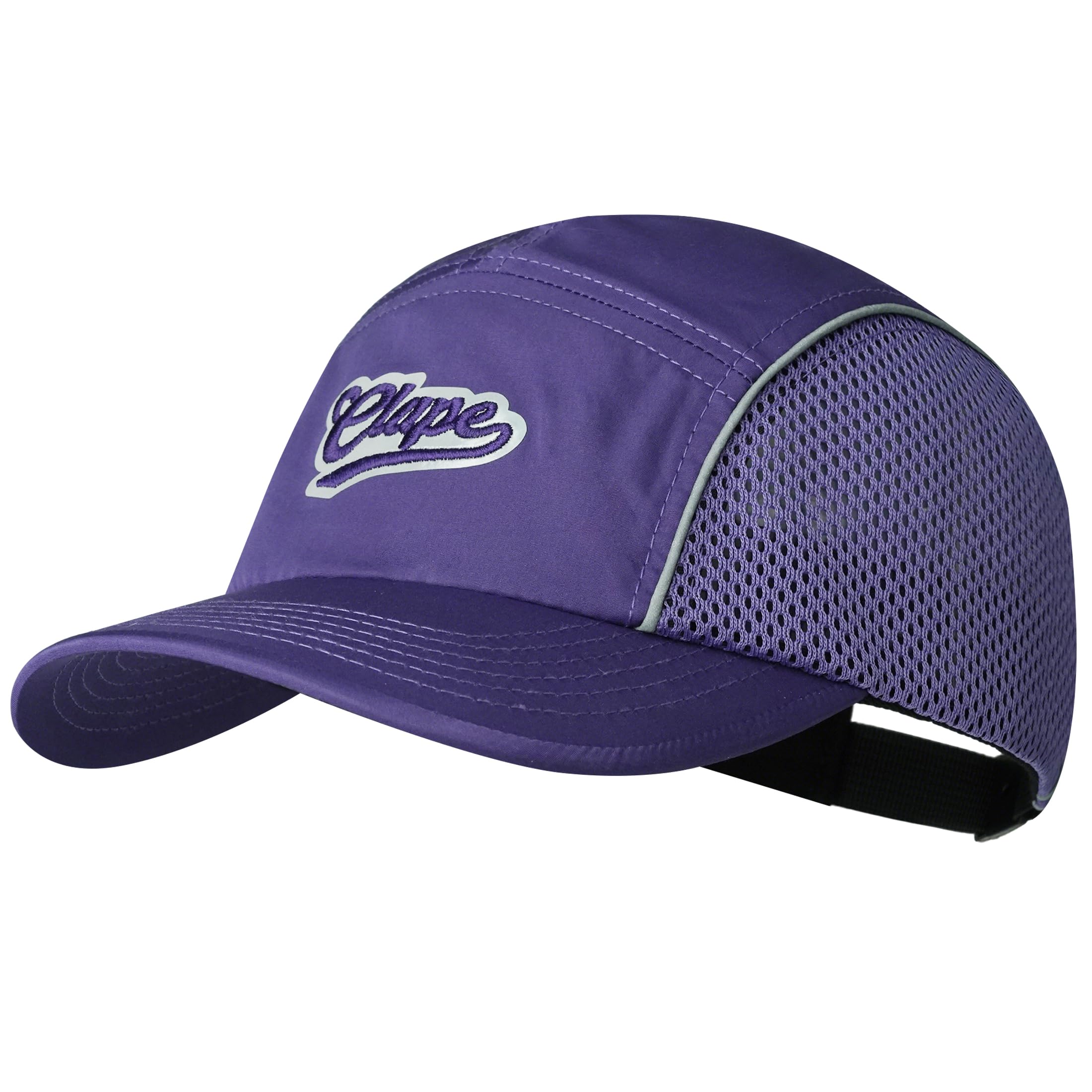 

Clape Reflective Mesh Adjustable Short Summer Running Outdoor Sports Cap Men s Cap, Lightweight, Breathable, Water-Repellent, Quick-Drying, Brim, Cap,