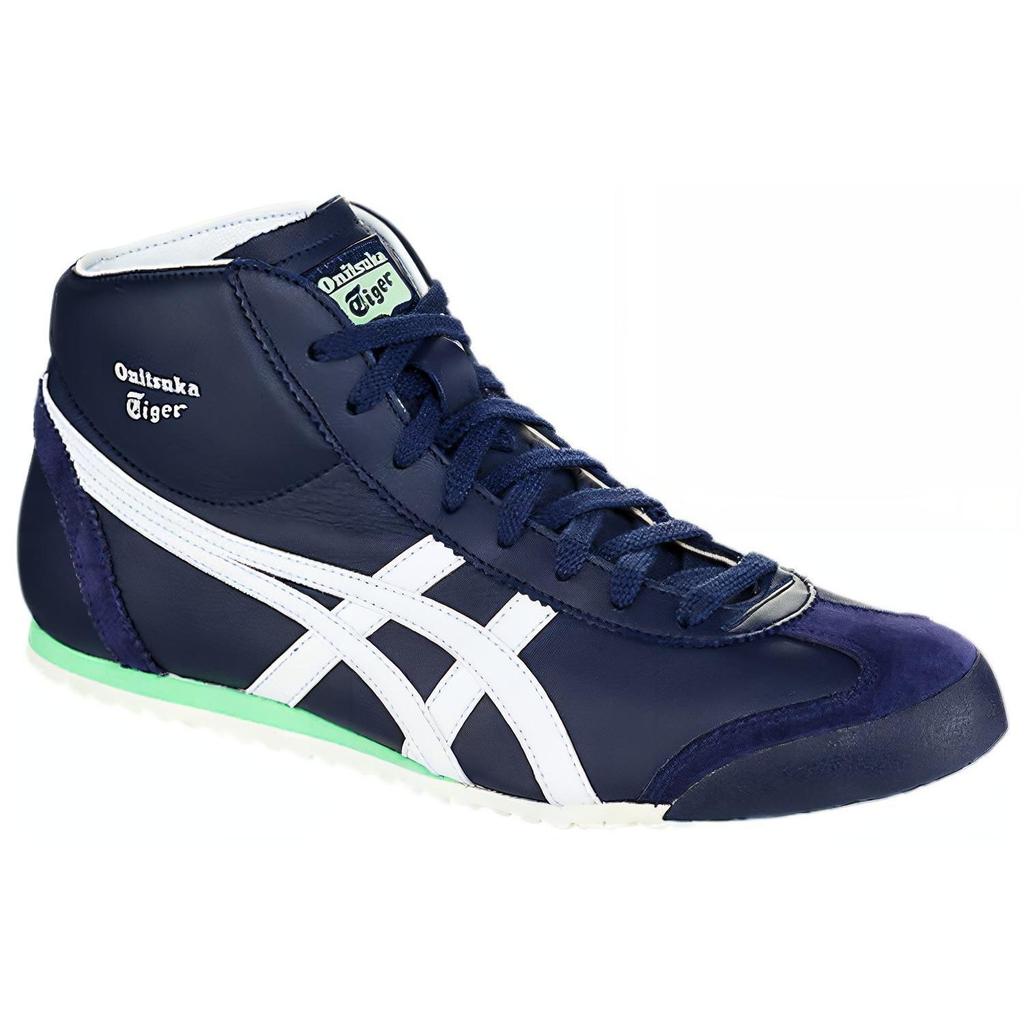 ONITSUKA TIGER Mexico Mid Runner 'Dark Blue White Green' 1183A335-401