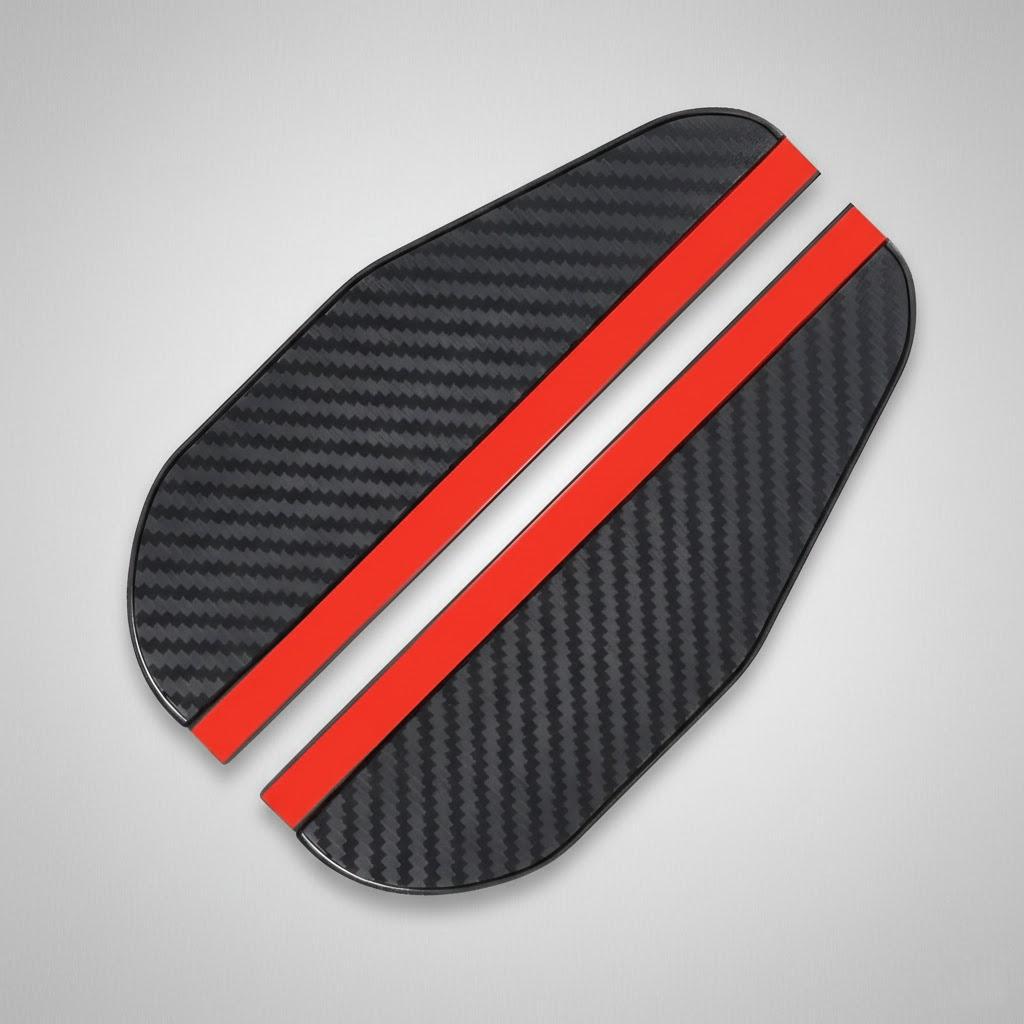 

Universal Car Carbon Fiber Rearview Mirror Sunshade Waterproof Visor Shade Rain Shield Accessories чёрный