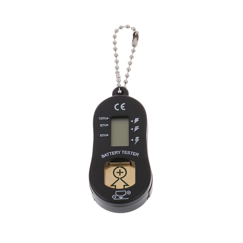 

Тестер батареи слухового аппарата Тестер батареи Измерительный ЖК-дисплей Батарея-таблетка чёрный