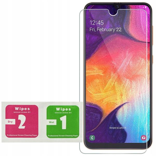 Case for Samsung Galaxy A40 Armored, Carbon, Carbon, Black + 5D Glass