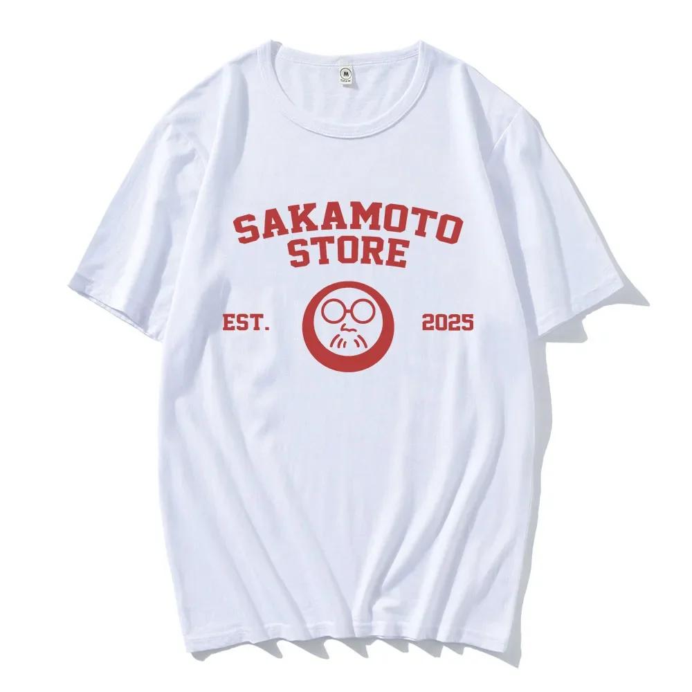 

ZX TEE Sakamoto Store EST 2025 Tshirts Cartoon Manga Sakamoto Days Printing T-shirt Short Sleeve Men women Tee-shirt Unisex Streetwear S