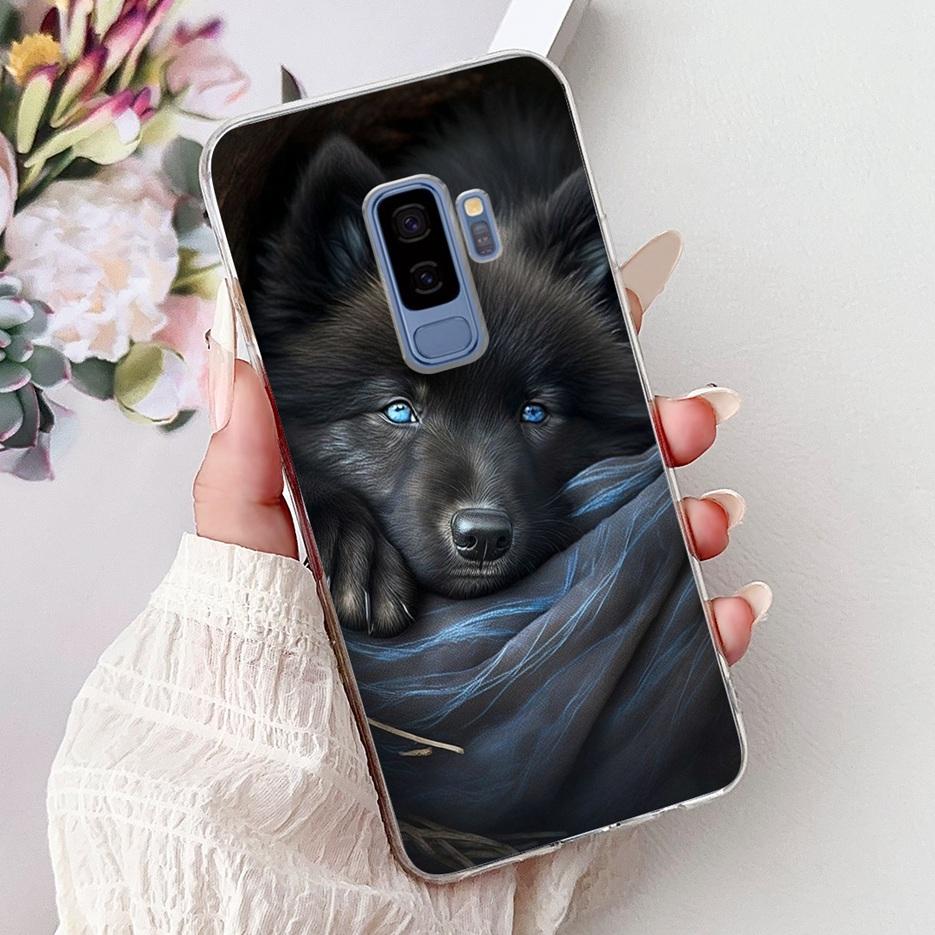For Samsung Galaxy S9 Case SM-G960F Cute Cat Painted Cover Soft Slim Phone Case For Samsung S9 Plus S 9 Galaxy S9+ SM-G965F Bags