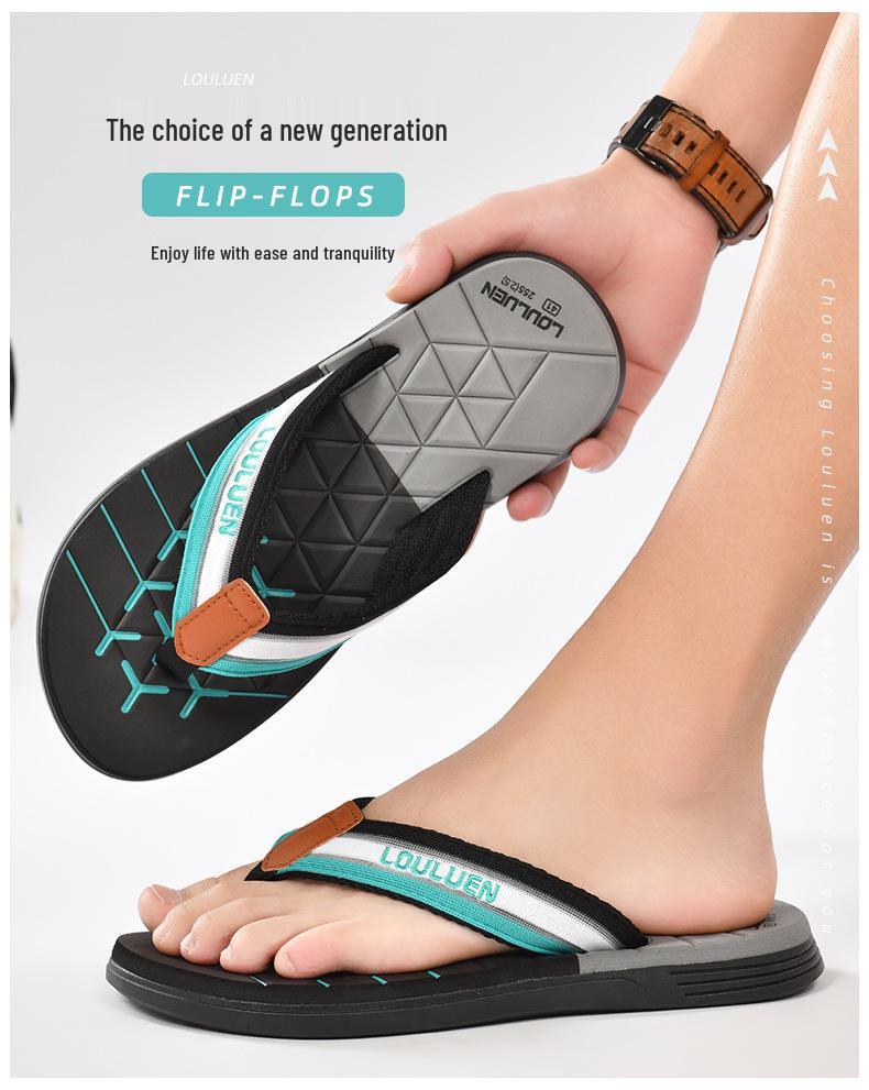 Men's Non-Slip Summer Flip-Flops: 2025 EVA Cool Beach & Outdoor Sandals