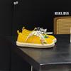 Niche platform shoes women's trendy summer new design double laces accessories to increase the height of casual shoes women