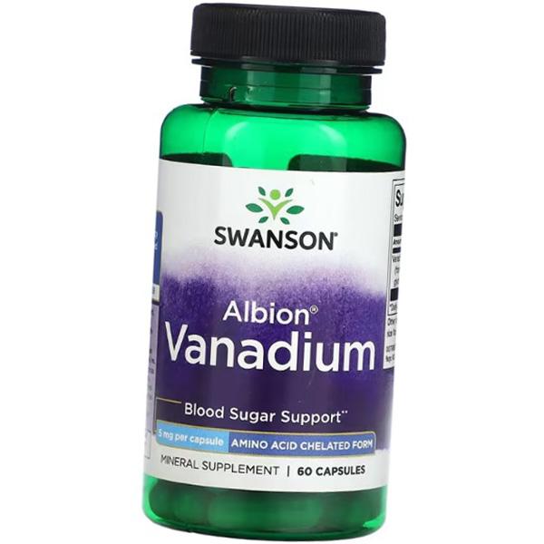 Wanad, Albion Vanadium 5, Swanson 60kaps (36280126)