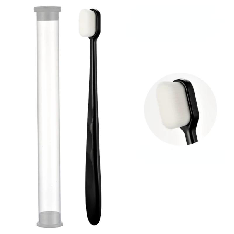 Soft Bristle Toothbrush Adult Cleaning Toothbrush Ultra-fine Soft Toothbrush Super Soft Teeth Deep Cleaning Portable Toothbrush