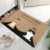 Cute Kitten Doormat Foot Mat, Living Room Decorative Rug, Bedroom Mat, Carpet