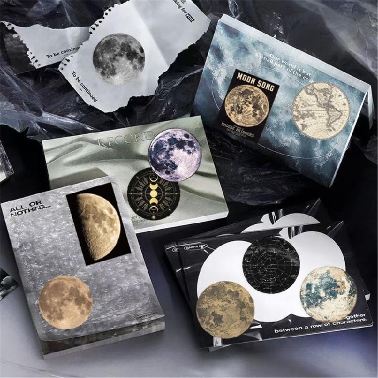 50 Sheets Aesthetic Supplies Scrapbook Sticker Simple Aesthetic Sticker Decorative Sticker for Journal