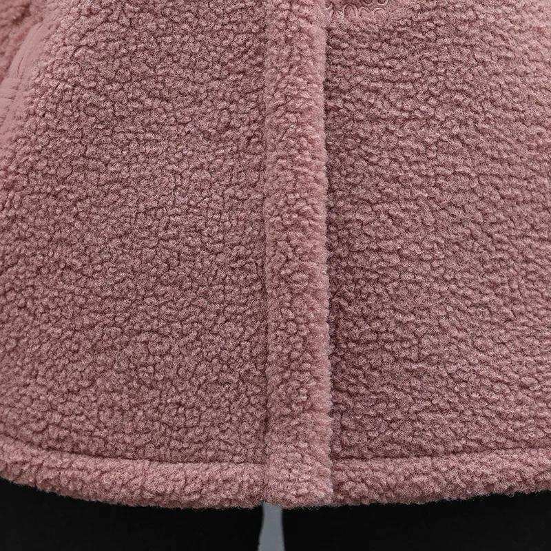 Winter Women's Cotton-padded Jacket, Granular Plus Velvet Thick Padded Jacket, Warm Jacket, Clothes