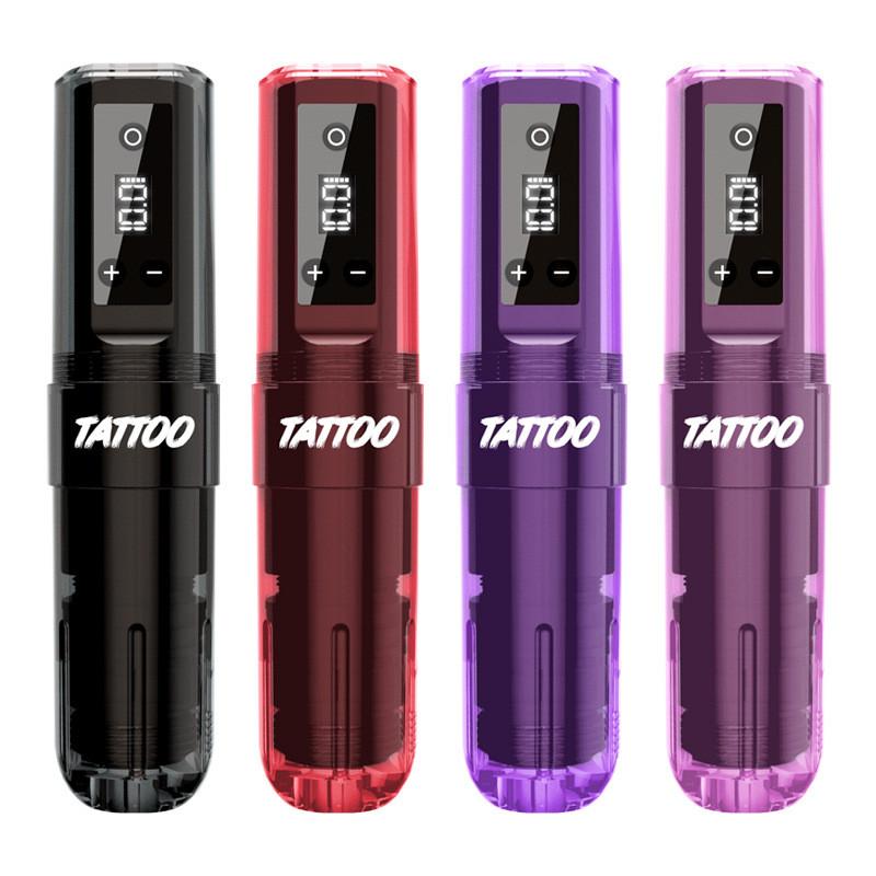 Wireless Rechargeable Tattoo Pen Cutting Line Fogging Integrated Tattoo Machine LED Display Screen Tattoo Equipment