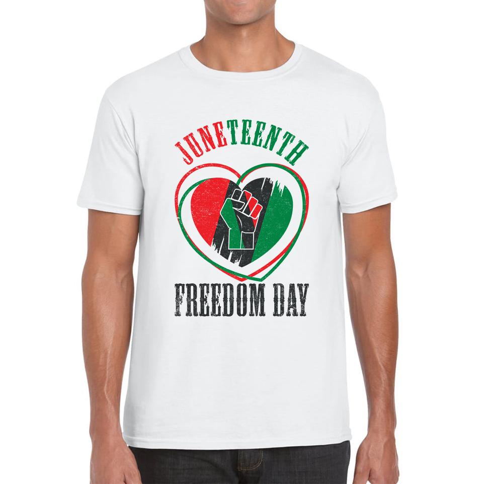 

Juneteenth Freedom Day Unisex Mens T Shirt Womens Tops Tees S
