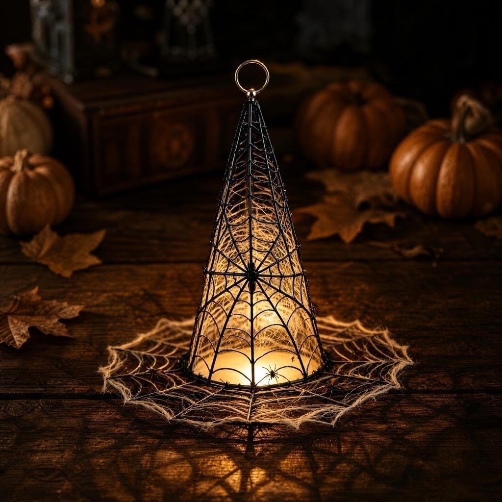Wire Witch Hat - Halloween Decorative Light with for Home Decor