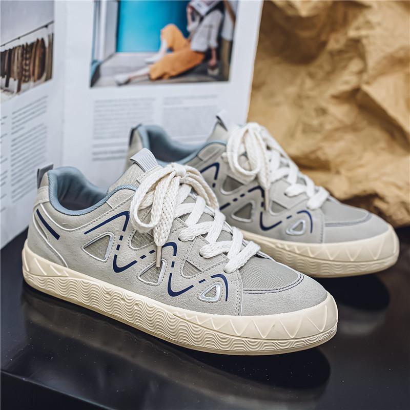 Men's Shoes 2024 Summer New Breathable Casual Sports Lightweight Flat-bottomed Niche Viral Trends Men's Canvas Board Shoes