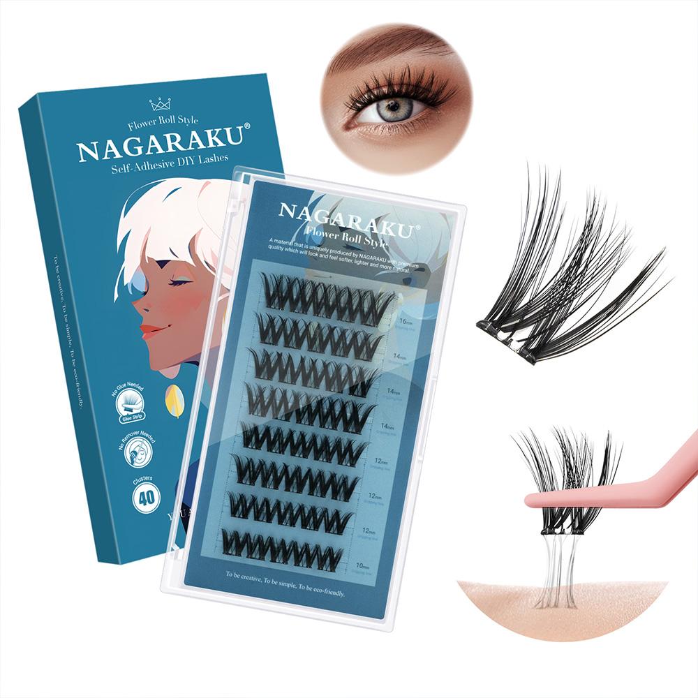 NAGARAKU No Glue Needed DIY False Lashes Without Tweezers