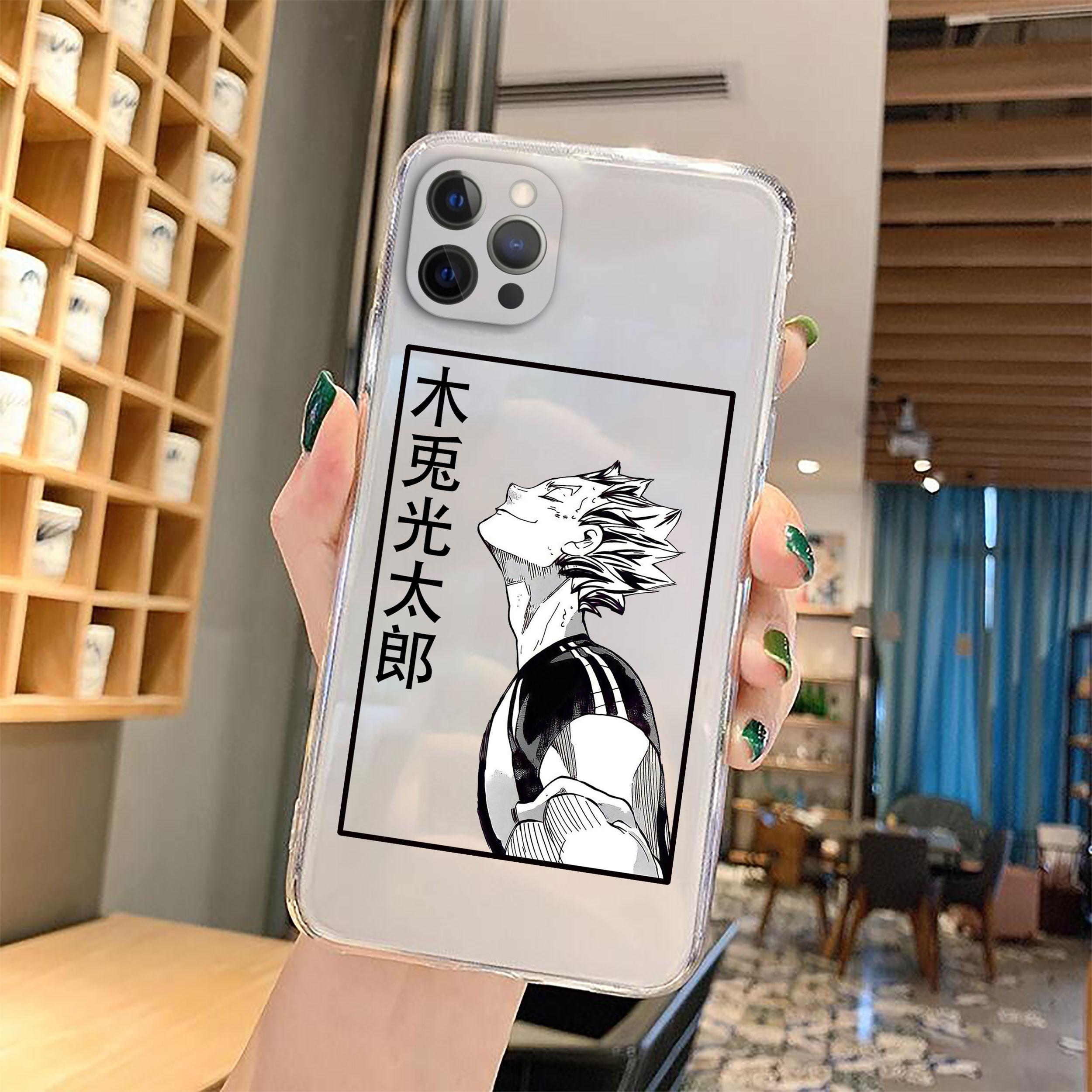 

Чехол Haikyuu для средней школы волейбола Хината Кагеяма Тобио для iPhone 11 13 Pro 12 XR X XS MAX 7 8 Plus SE 20, мягкий силиконовый чехол iPhone 13pro max