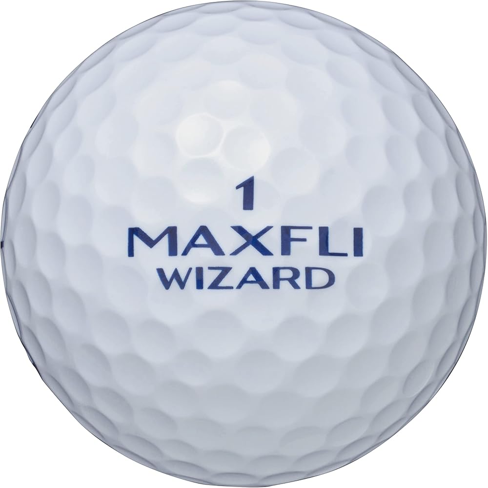 Dunlop Maxfli Wizard Golf Balls 2021 Model 24 Pack White