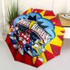 1 Stück Power Rangers Helden Winddichter Automatischer Winddichter Regenschirm, Leicht für Damen/Herren, Perfektes Weihnachtsgeschenk a0811228