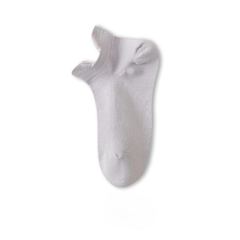 Summer Women's Ear Lift Mesh Women's Socks Solid Color Short Socks Style Breathable Boat Socks Invisible Socks